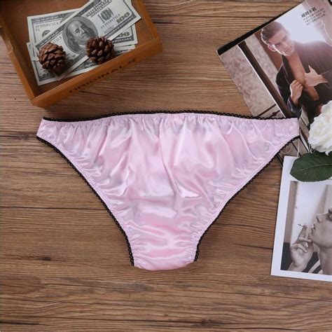 sexy men lingerie open front penis hole sissy bikini briefs underwear