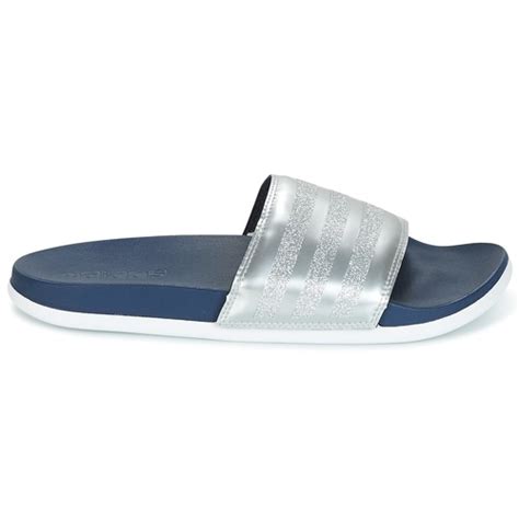 adidas adilette comfort slippers dames marinezilverwit hardlopencom