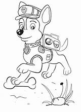 Paw Patrol Coloring Pages Printable Characters Color Kids Print Chase Cartoon Cute Marshall sketch template