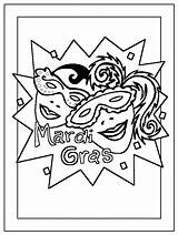 Coloring Mardi Gras Pages Kids Dltk Christmas Popular Coloringhome sketch template