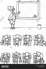 Classroom Coloring sketch template