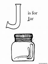 Jar Coloring Alphabet 1091 Pages Printable sketch template
