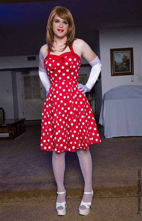 trans girls and crossdressers — msdanidoll vintage polka