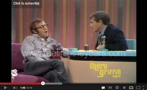 Votw Woody Allen On The Merv Griffin Show 1969 1960s