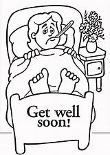 Soon Well Coloring Pages Printable Better Clipart Cards Feel Kids Color Grandpa Sick Clip Template Isaak Getcolorings Print Comments Coloringhome sketch template