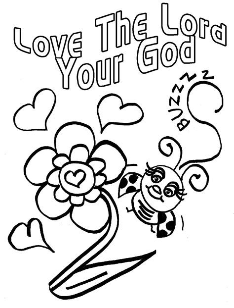 childrens gems   treasure box love bug  jesus coloring pages
