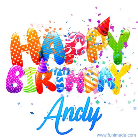 happy birthday andy creative personalized gif