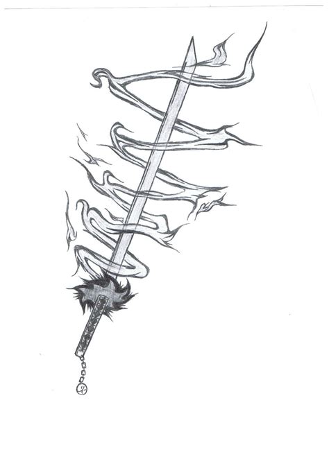 sword drawing  tensaspiral  deviantart