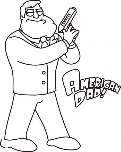 american dad cartoon coloring pages   print coloringtoon