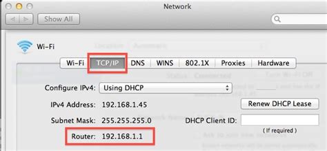 Find A Router Ip Address In Mac Os X