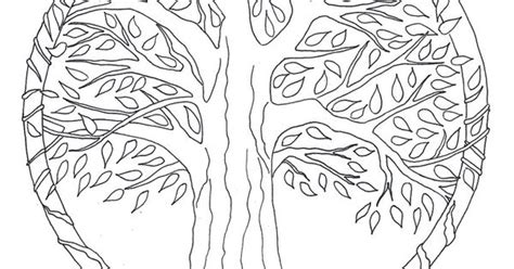 spring tree coloring pages adult colouringtreesleaves landscapes