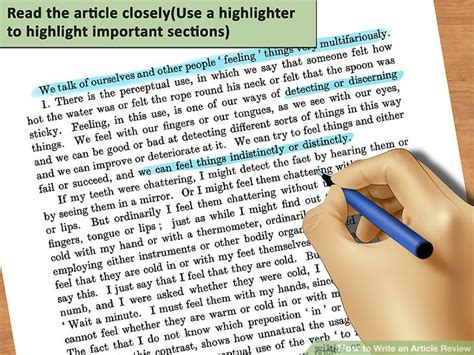 write summary  article   handout