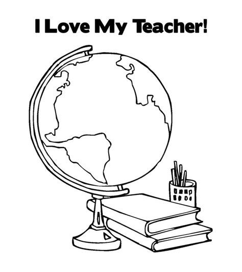 teacher coloring pages