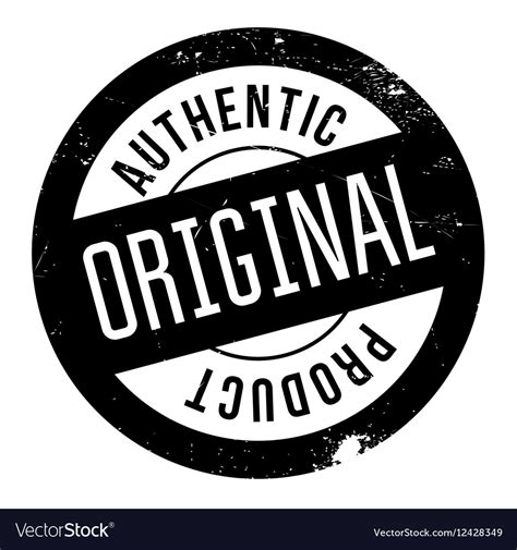 authentic original product stamp royalty  vector image