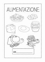 Alimentazione Infanzia Scuola Dell Maestra Cibo Alimenti sketch template