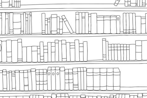 bookcase coloring pages coloring pages