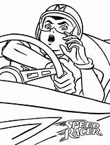 Speed Racer Coloring Pages Curve Hairpin Facing sketch template