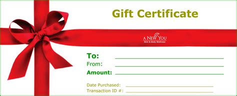 gift certificate  calendar template site