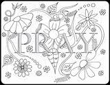 Coloring Prayer Pages Praying Lds Bible Printable Pray Color Colouring Georgia Keeffe Child Lords Kids Sheets Adults Children Print Template sketch template