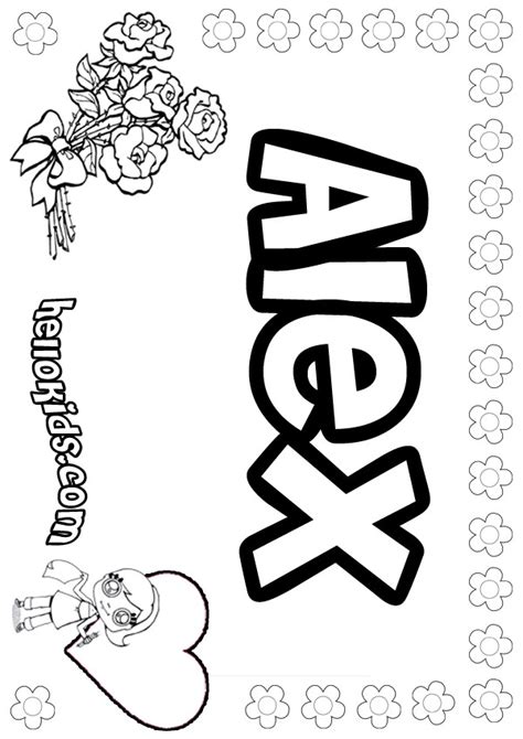 alex coloring pages  getcoloringscom  printable colorings