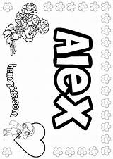 Alex Coloring Pages Color Print Getcolorings Sheets Printable Hellokids Online Girls sketch template
