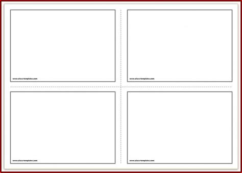 index card template word  template  resume examples