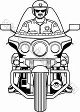 Motorcycle Poliziotto Motociclo Clipartmag sketch template