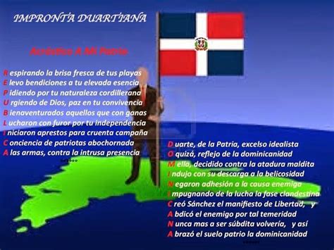 acrostico ala bandera dominicana por favor brainly lat