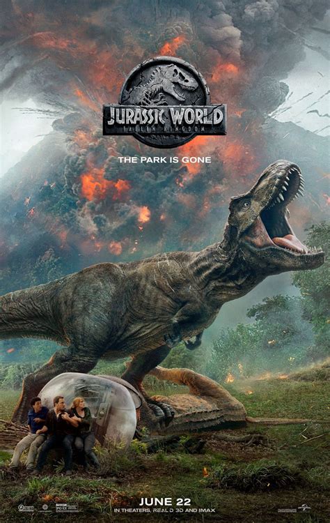 Jurassic World Fallen Kingdom Movie Poster Teaser Trailer