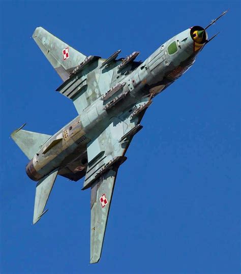Sukhoi Su 22m4 Of The Polish Air Force 🇵🇱 Sukhoi Fighter Jets Military