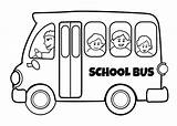 Bus Safely Drive Tocolor Kids Everfreecoloring sketch template