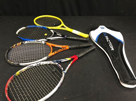 tennis racquets  head  wilson racquets  prince