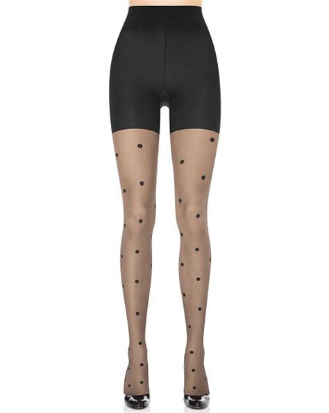Patterned Tight End Tights® Metallic Luxe Hosiery On