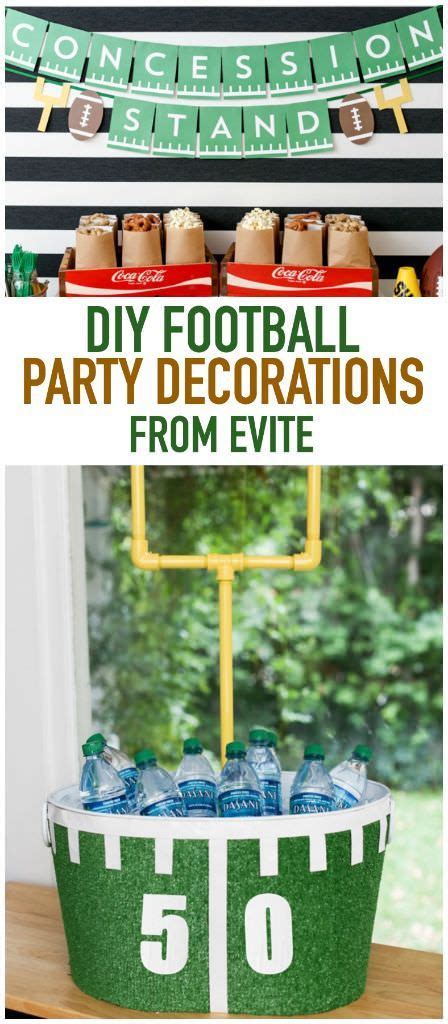 Genius Football Party Ideas And Printables Football Party Decorations