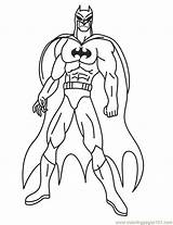 Coloring Superhero Pages Printable Super Hero Kids Superheroes Heroes Print Batman Bat sketch template