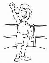 Boxer Famous Coloring Funny Bestcoloringpages sketch template
