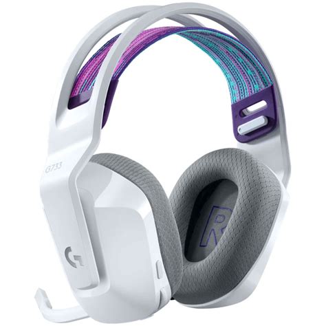 buy logitech  lightspeed wireless rgb gaming headset white   pc case gear australia