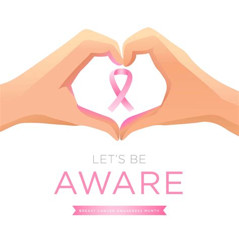 breast cancer awareness poster  vector art  vecteezy