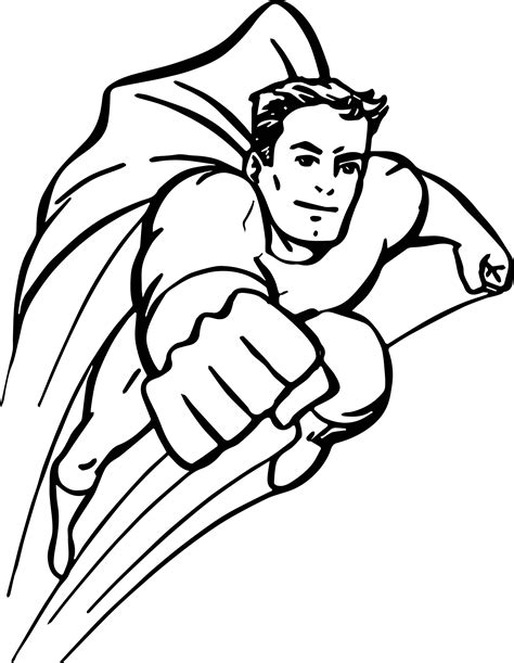 superhero cape coloring page coloring pages