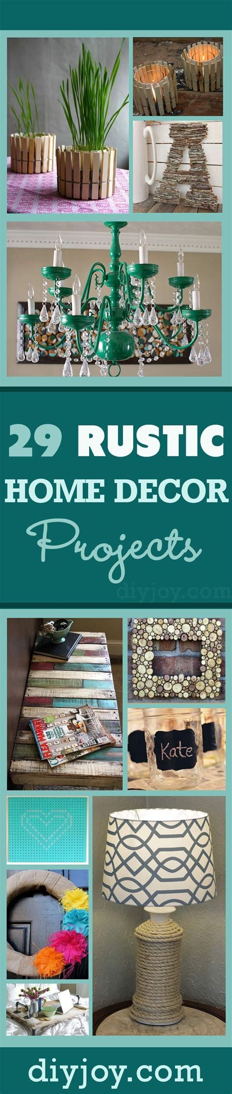 rustic diy home decor ideas diy joy  decorating ideas
