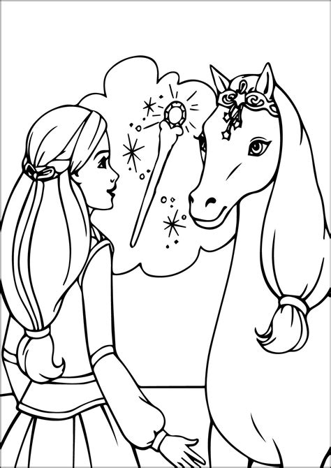 barbie coloring coloring pages