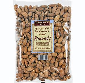 trader joes   salt dry roasted salted almonds reviews