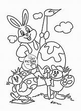 Easter Coloring Pages Bunny Kids Funny Printable Chicks Printables Colouring Wuppsy Choose Board Disney Ecards sketch template