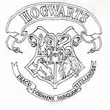 Coloring Harry Pages Potter Houses Hogwarts House Popular sketch template