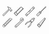 Tools Carpenter Clipart Vector Icon Clipground Vecteezy Edit sketch template