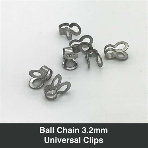ball chain mm universal clips rt media solutions