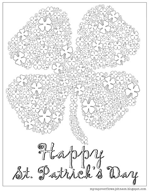 coloring page st patricks day  coloring books pages