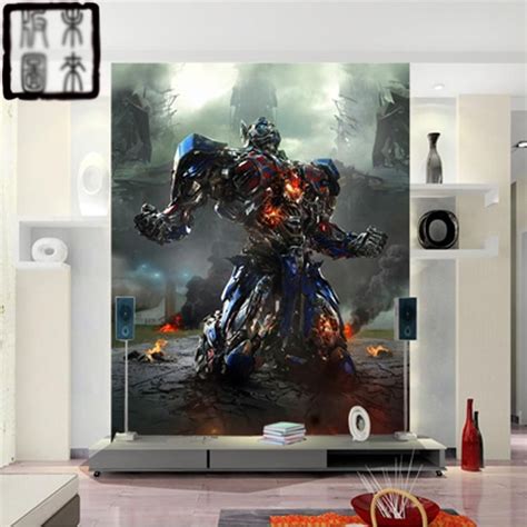 Transformers Giant Photo Optimus Prime Wallpaper 3d Wall