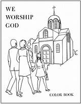 Coloring Church Pages Orthodox Buildings Architecture Printable Christian English Worship God Spiritual Lastly Nourishment Visit Online Pdf Kb Drawing sketch template