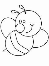 Bee Coloring Pages Preschool Animals Painting Other Click sketch template